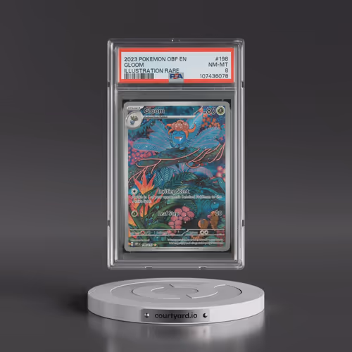 2023 Pokémon Obf EN-Obsidian Flames #198 Gloom - Illustration Rare (PSA 8 NM-MT)