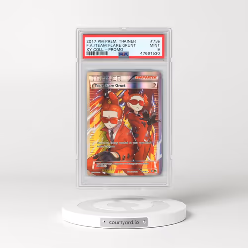 2017 Pokémon Premium Trainer XY Collection Promo #73a Team Flare Grunt - Full Art (PSA 9 MINT)