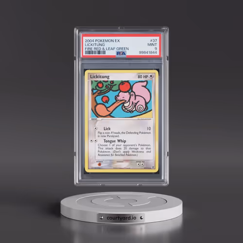 2004 Pokémon EX Fire Red & Leaf Green #37 Lickitung (PSA 9 MINT)