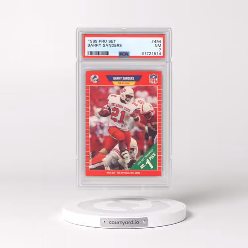 1989 Pro Set #494 Barry Sanders (PSA 7 NM)