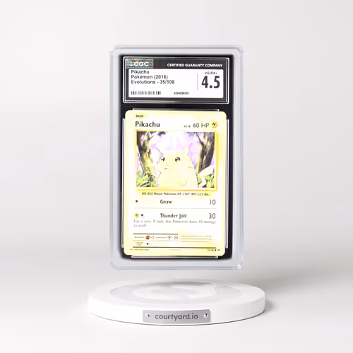 2016 Evolutions #35/108 Pikachu (CGC 4.5 VG-EX+)