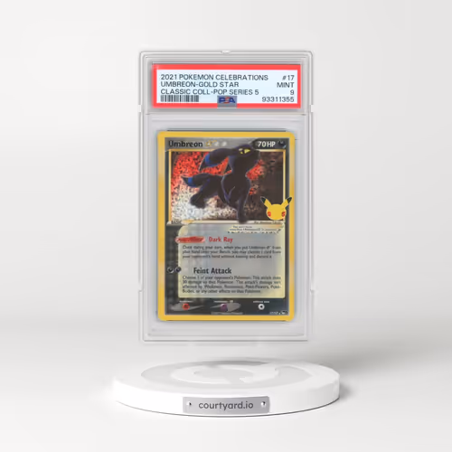 2021 Pokémon Celebrations Classic Collection #17 Umbreon-Gold Star (PSA 9 MINT)