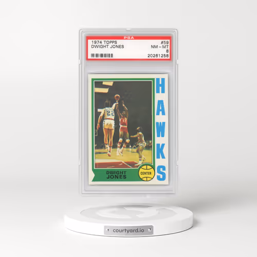 1974 Topps #59 Dwight Jones (PSA 8 NM-MT)