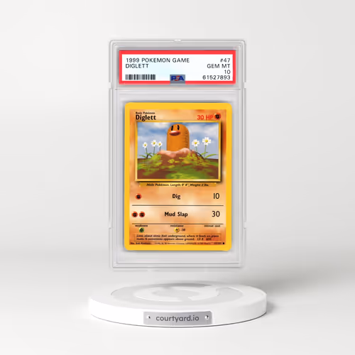 1999 Pokémon Game #47 Diglett (PSA 10 GEM MINT)
