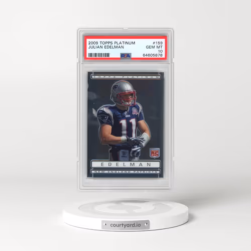 2009 Topps Platinum #159 Julian Edelman (PSA 10 GEM MINT)
