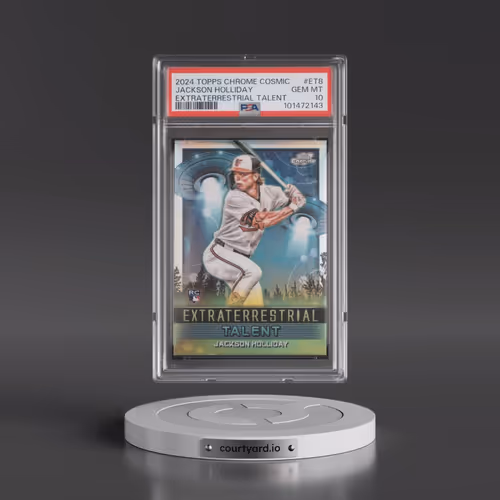 2024 Topps Chrome Cosmic Extraterrestrial Talent #ET8 Jackson Holliday (PSA 10 GEM MINT)