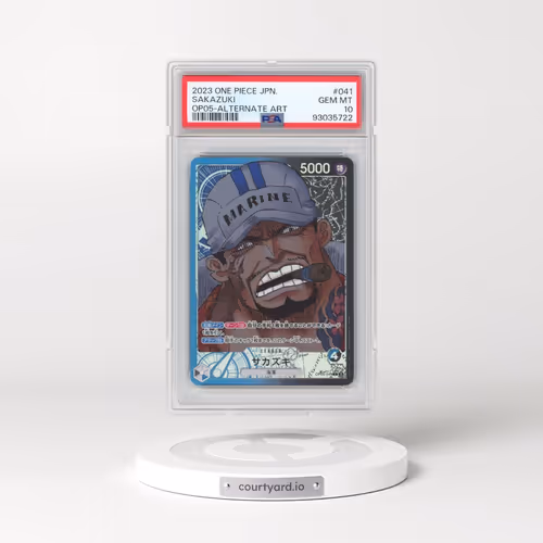 2023 One Piece Japanese Awakening of the New Era #041 Sakazuki - Alternate Art (PSA 10 GEM MINT)