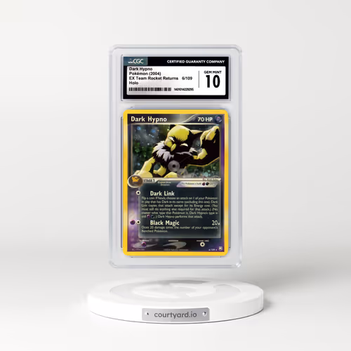 2004 EX Team Rocket Returns #6 Dark Hypno - Holo (CGC 10 GEM MINT)