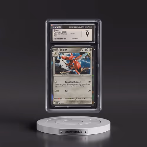 2023 Obsidian Flames - OBF EN #141/197 Scizor - Holo (CGC 9 MINT)