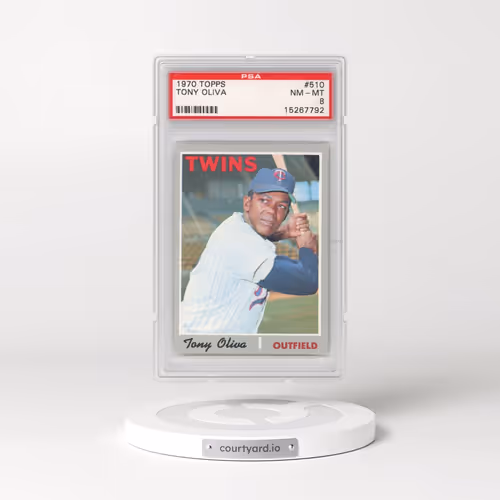 1970 Topps #510 Tony Oliva (PSA 8 NM-MT)