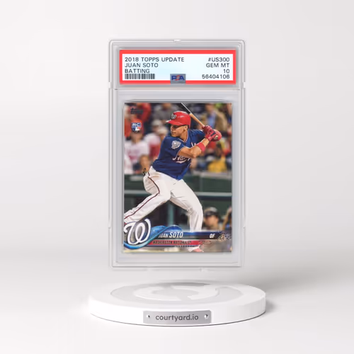2018 Topps Update #US300 Juan Soto - Batting (PSA 10 GEM MINT)
