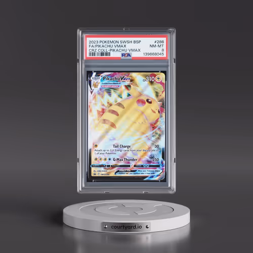 2023 Pokémon Swsh Black Star Promo #286 Pikachu Vmax - Full Art Crown Zenith Collections-Pikachu Vma