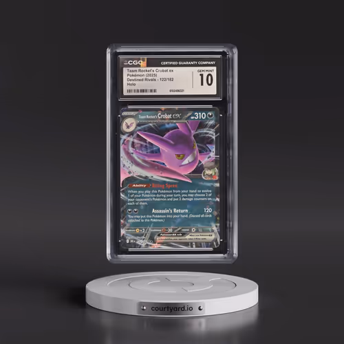2025 Destined Rivals - DRI EN #122/182 Team Rocket's Crobat ex - Holo (CGC 10 GEM MINT)