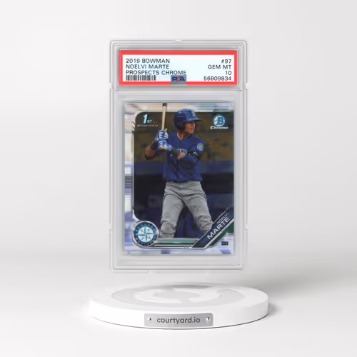 2019 Bowman Prospects Chrome #97 Noelvi Marte (PSA 10 GEM MINT)