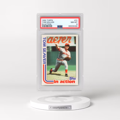 1982 Topps #31 Tom Seaver - In Action (PSA 8 NM-MT)