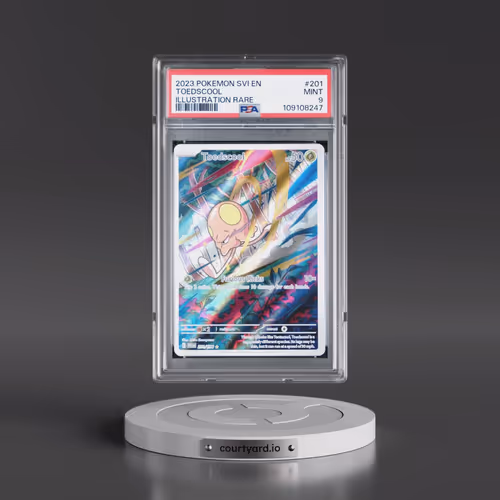 2023 Pokémon Svi EN-Scarlet & Violet #201 Toedscool - Illustration Rare (PSA 9 MINT)