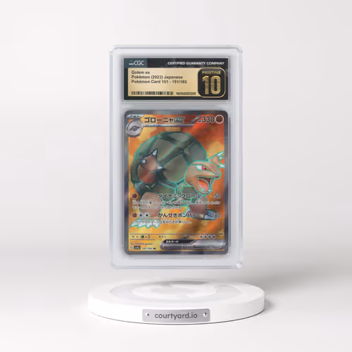 2023 Pokémon Card 151 #191/165 Golem ex - Super Rare Holo (CGC 10 PRISTINE)