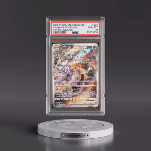 2022 Pokémon Sword & Shield Vstar Universe #221 Mewtwo Vstar - Full Art (PSA 10 GEM MINT)