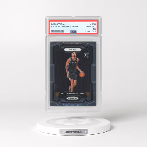2023 Panini Prizm #136 Victor Wembanyama (PSA 10 GEM MINT)