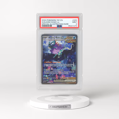 2024 Pokémon Tef EN-Temporal Forces #205 Walking Wake EX - Holo Special Illustration Rare (PSA 9 MINT)