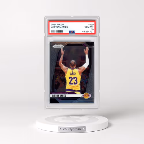 2024 Panini Prizm #130 LeBron James (PSA 10 GEM MINT)