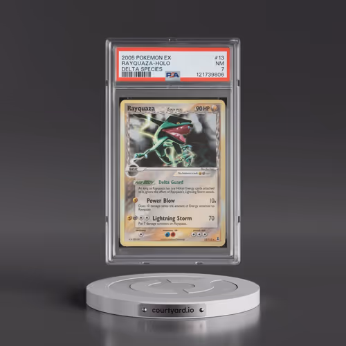 2005 Pokémon EX Delta Species #13 Rayquaza - Holo (PSA 7 NM)