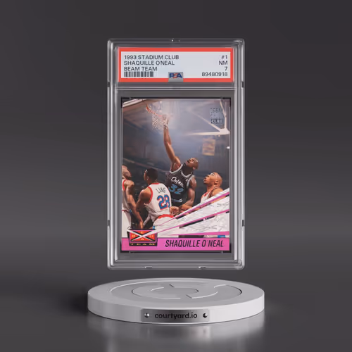 1993 Stadium Club Beam Team #1 Shaquille O'Neal (PSA 7 NM)