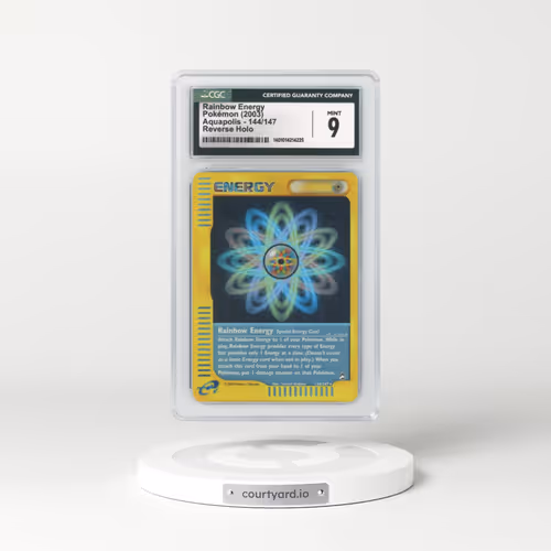 2003 Aquapolis #144 Rainbow Energy - Holo e-Card Symbol (CGC 9 MINT)