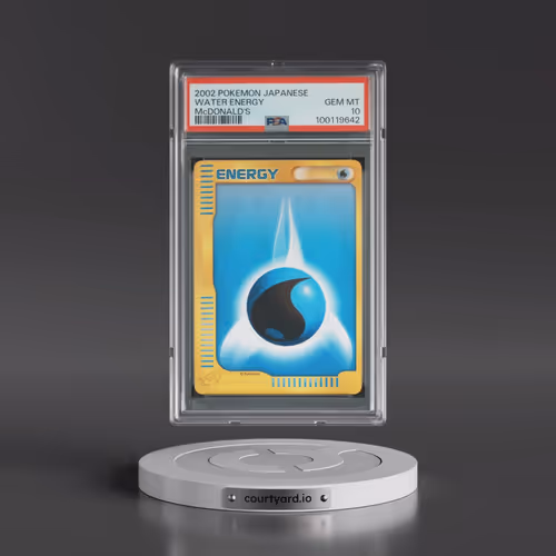 2002 Pokémon McDonald's Water Energy (PSA 10 GEM MINT)