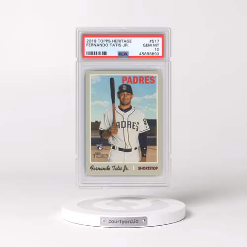 2019 Topps Heritage #517 Fernando Tatis Jr. (PSA 10 GEM MINT)
