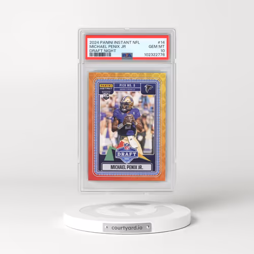 2024 Panini Instant NFL Draft Night #14 Michael Penix Jr (PSA 10 GEM MINT)