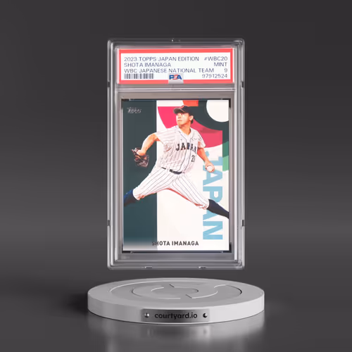 2023 Topps Baseball Japan Edition Wbc Japanese National Team #WBC20 Shota Imanaga (PSA 9 MINT)