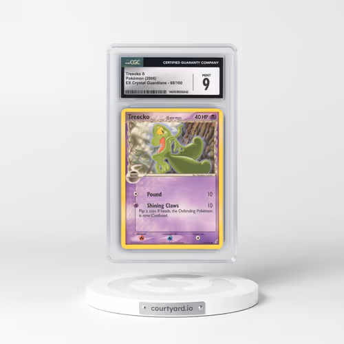 2006 EX Crystal Guardians #68/100 Treecko δ (CGC 9 MINT)
