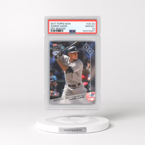 2017 Topps Now Off-Season #OS-33 Aaron Judge (PSA 10 GEM MINT)