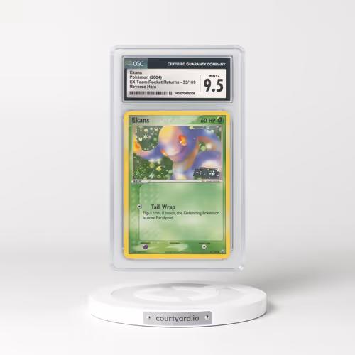 2004 EX Team Rocket Returns #55 Ekans - Holo (CGC 9.5 MINT+)