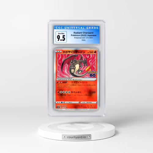 2022 Pokémon GO #011/071 Radiant Charizard - Holo (CGC 10 GEM MINT)