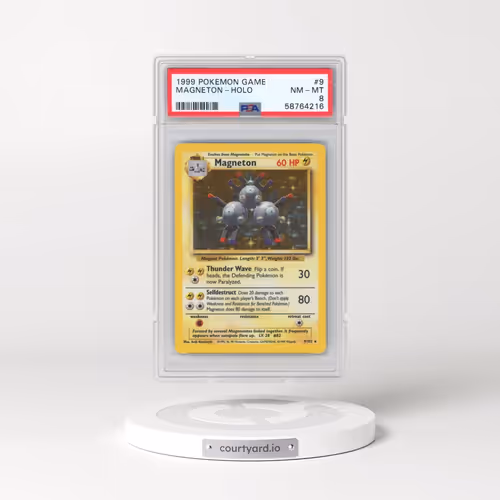 1999 Pokémon Game #9 Magneton - Holo (PSA 8 NM-MT)