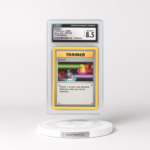 1999 Base Set #95 Switch - Shadowless (CGC 8.5 NM-MT+)