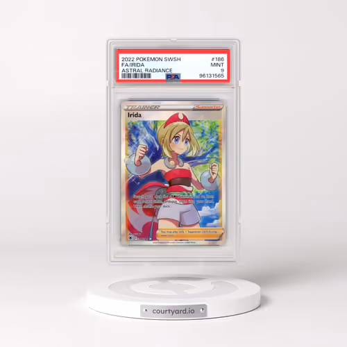 2022 Pokémon Sword & Shield Astral Radiance #186 Irida - Full Art (PSA 9 MINT)