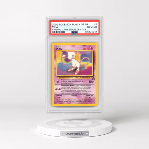 2000 Black Star Promo #8 Mew (PSA 10 GEM MINT)