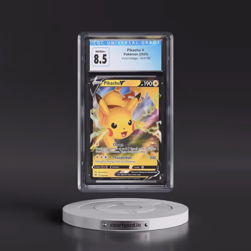 2020 Vivid Voltage #043/185 Pikachu V - Holo (CGC 8.5 NM-MT+)