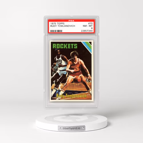 1975 Topps #70 Rudy Tomjanovich (PSA 8 NM-MT)