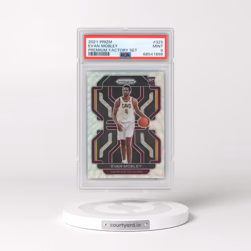 2021 Panini Prizm Factory Set #325 Evan Mobley (PSA 9 MINT)