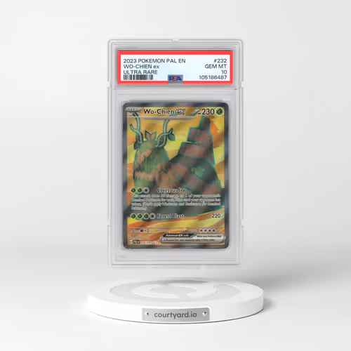 2023 Pokémon Pal EN-Paldea Evolved #232 WO-Chien EX - Holo Ultra Rare (PSA 10 GEM MINT)