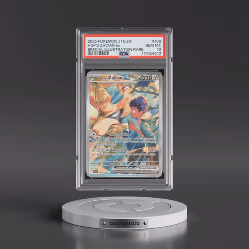 2025 Pokémon Jtg EN-Journey Together #186 Hop's Zacian EX - Holo Special Illustration Rare (PSA 10 G
