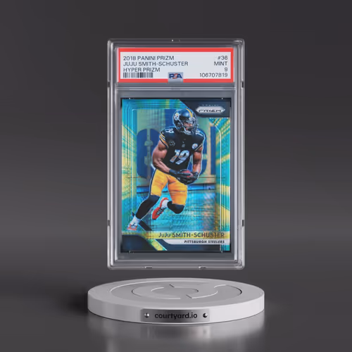 2018 Panini Prizm #36 Juju Smith-Schuster - Hyper Prizm (PSA 9 MINT)