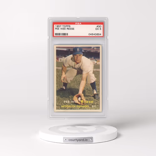 1957 Topps #30 Pee Wee Reese (PSA 5 EX)