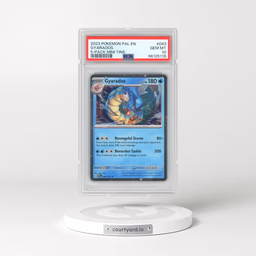 2023 Pokémon Pal EN-Paldea Evolved #043 Gyarados - 5-Pack Mini Tins (PSA 10 GEM MINT)