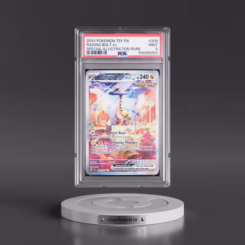 2024 Pokémon Tef EN-Temporal Forces #208 Raging Bolt EX - Holo Special Illustration Rare (PSA 9 MINT