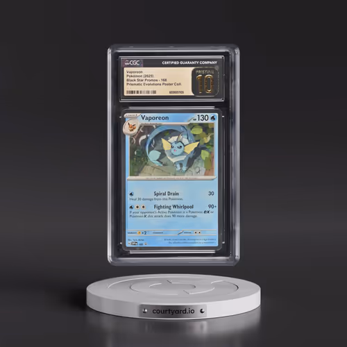 2023 Black Star Promos - Scarlet & Violet SVP EN #168 Vaporeon - Prismatic Evolutions Poster Collect